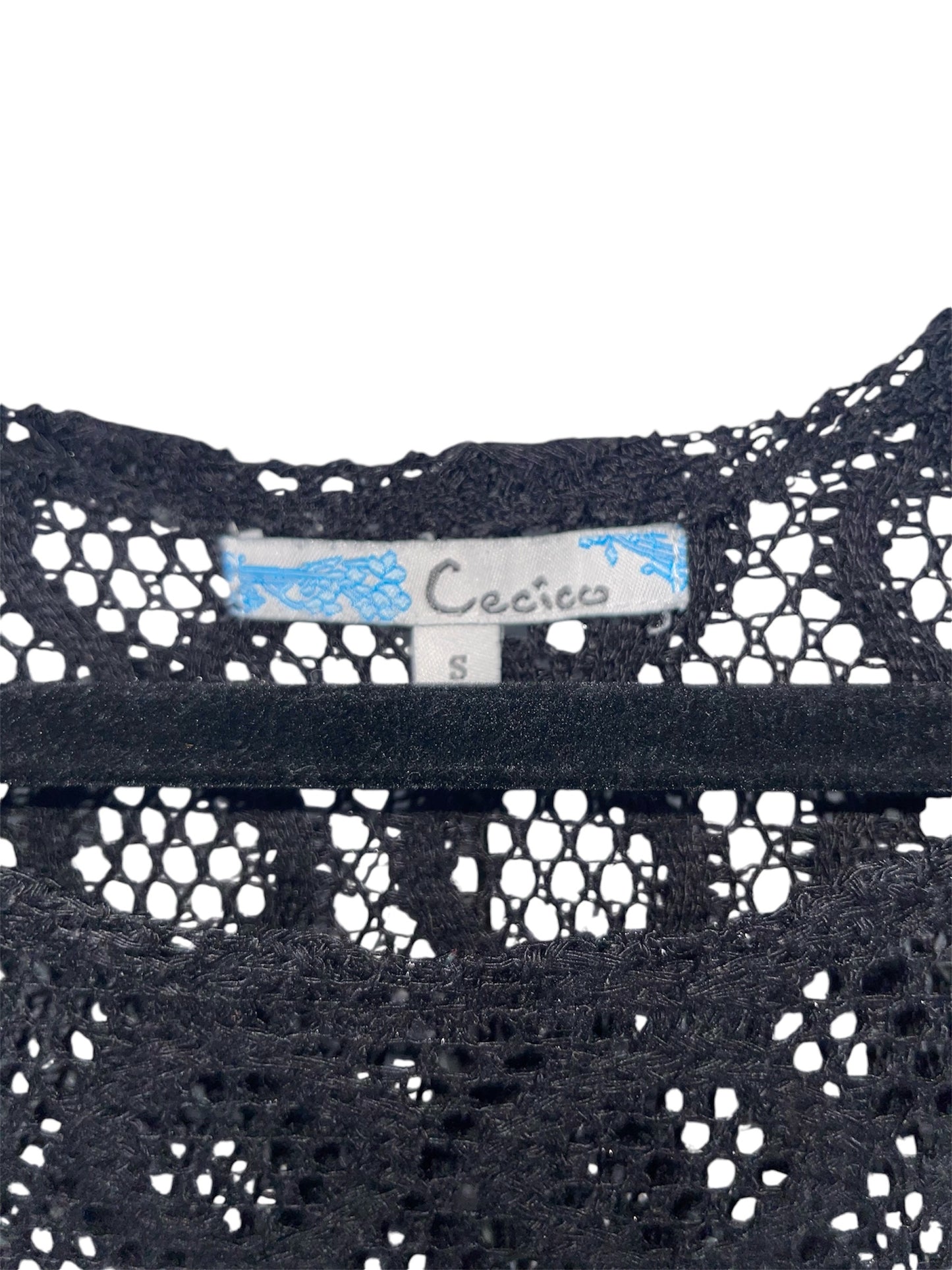 Preowned - Cecico - Crochet Long Sleeve Top