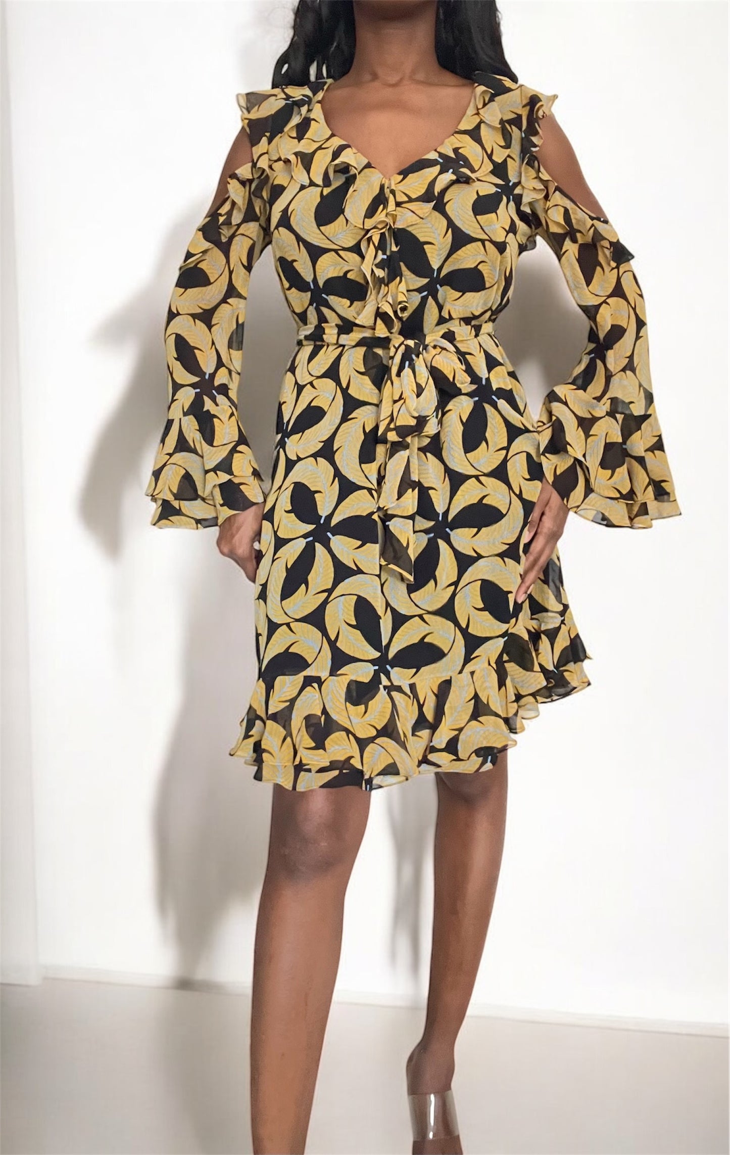 Preowned - Diane Von Furstenberg - Printed Knee-length Dress