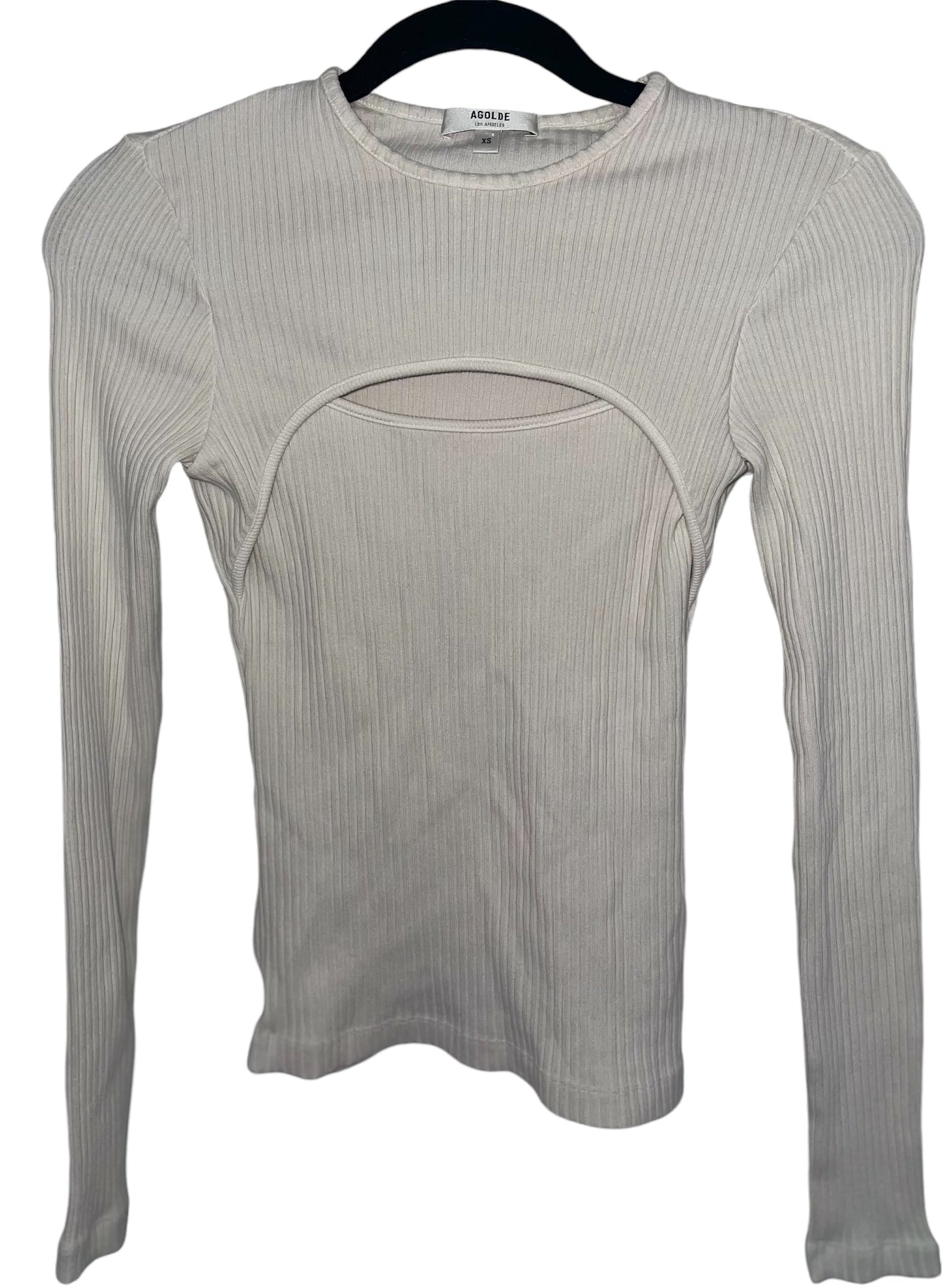 Preowned - AGOLDE - Crew Neck Long Sleeve Top