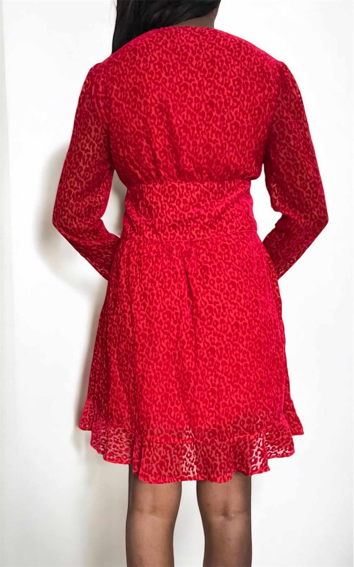 Preowned - THE KOOPLES - SHORT BUTTONED RED DRESS