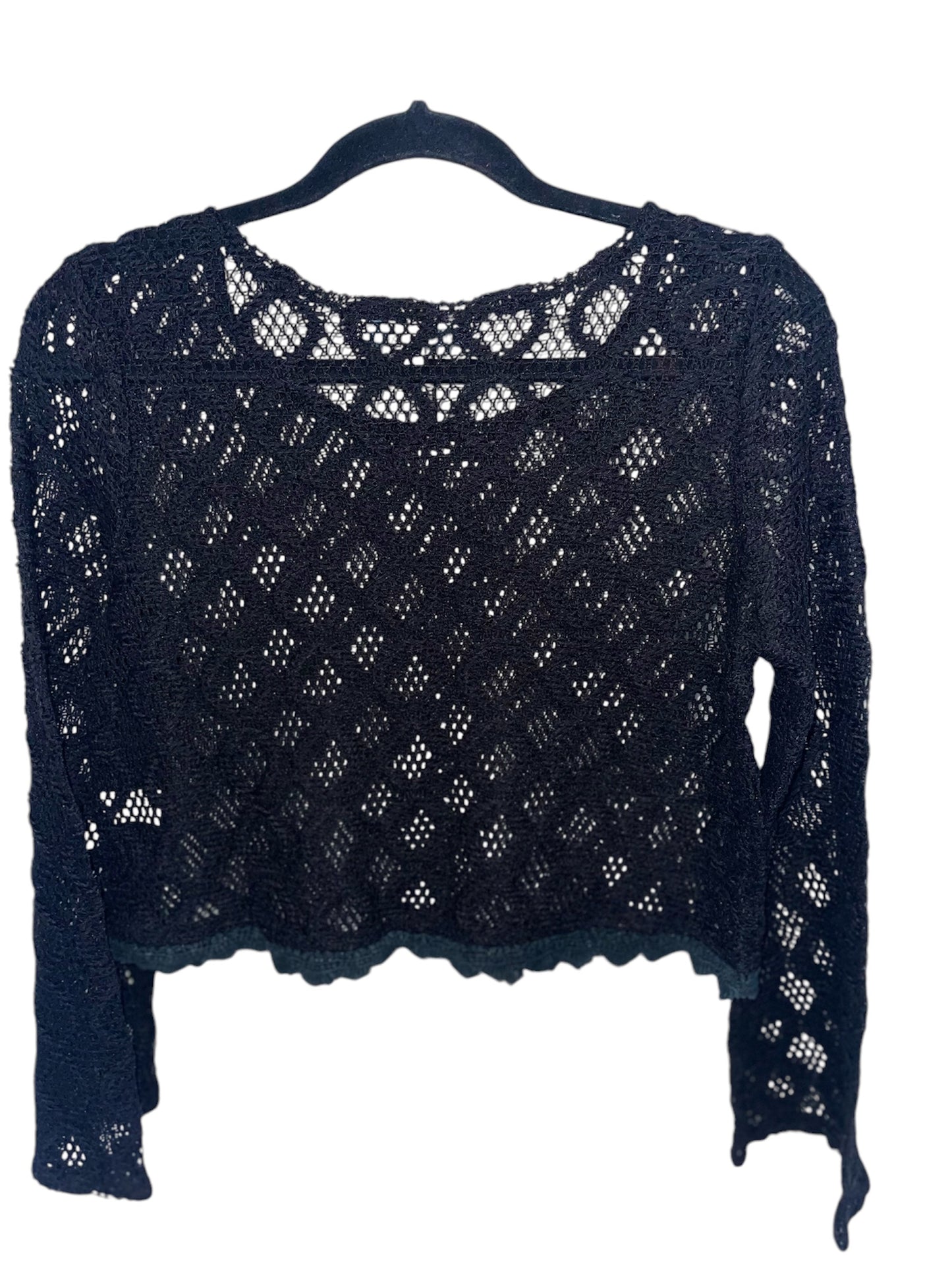 Preowned - Cecico - Crochet Long Sleeve Top