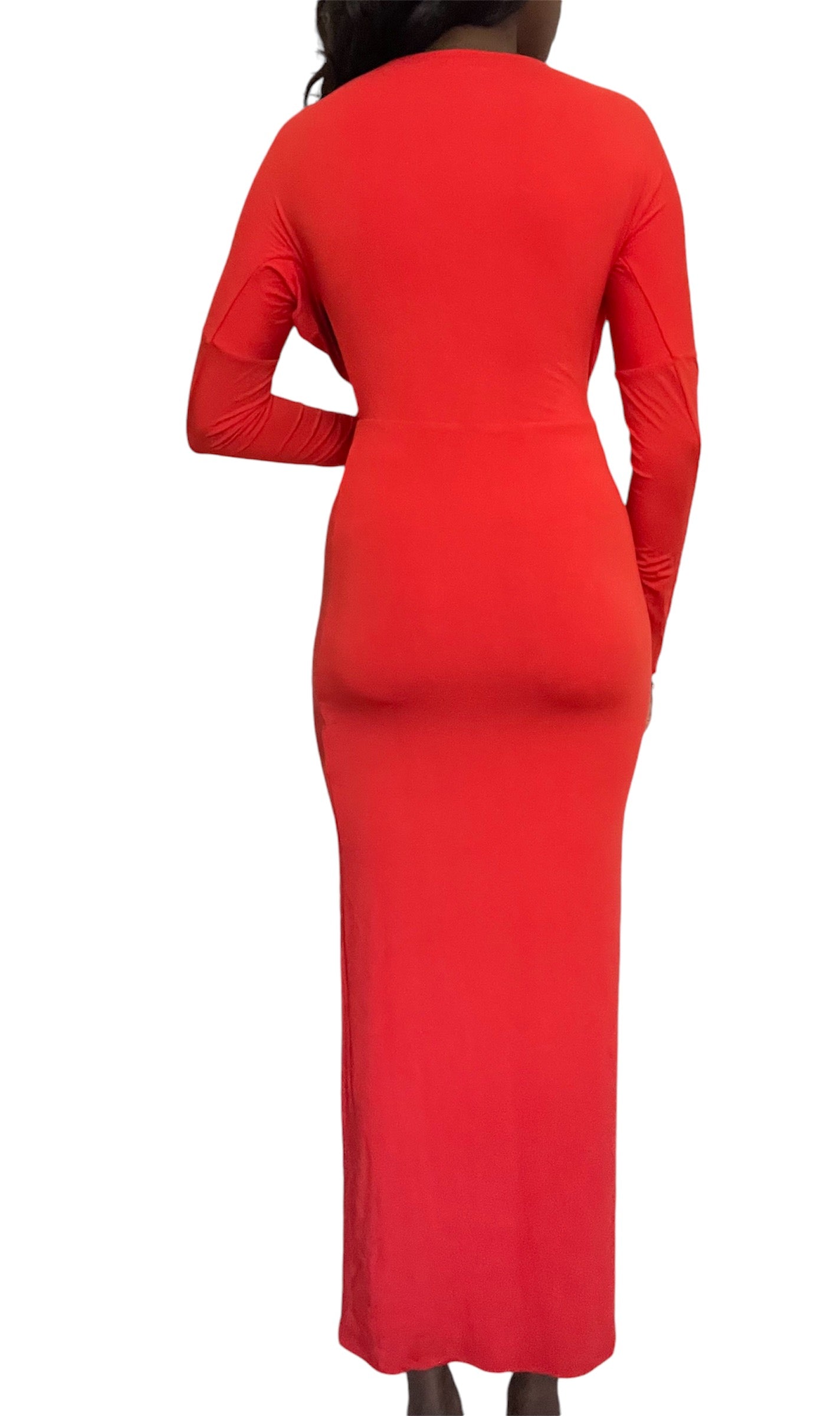 The Line by K - Pascal Cut-Out Jersey Midi Dress - Preowned