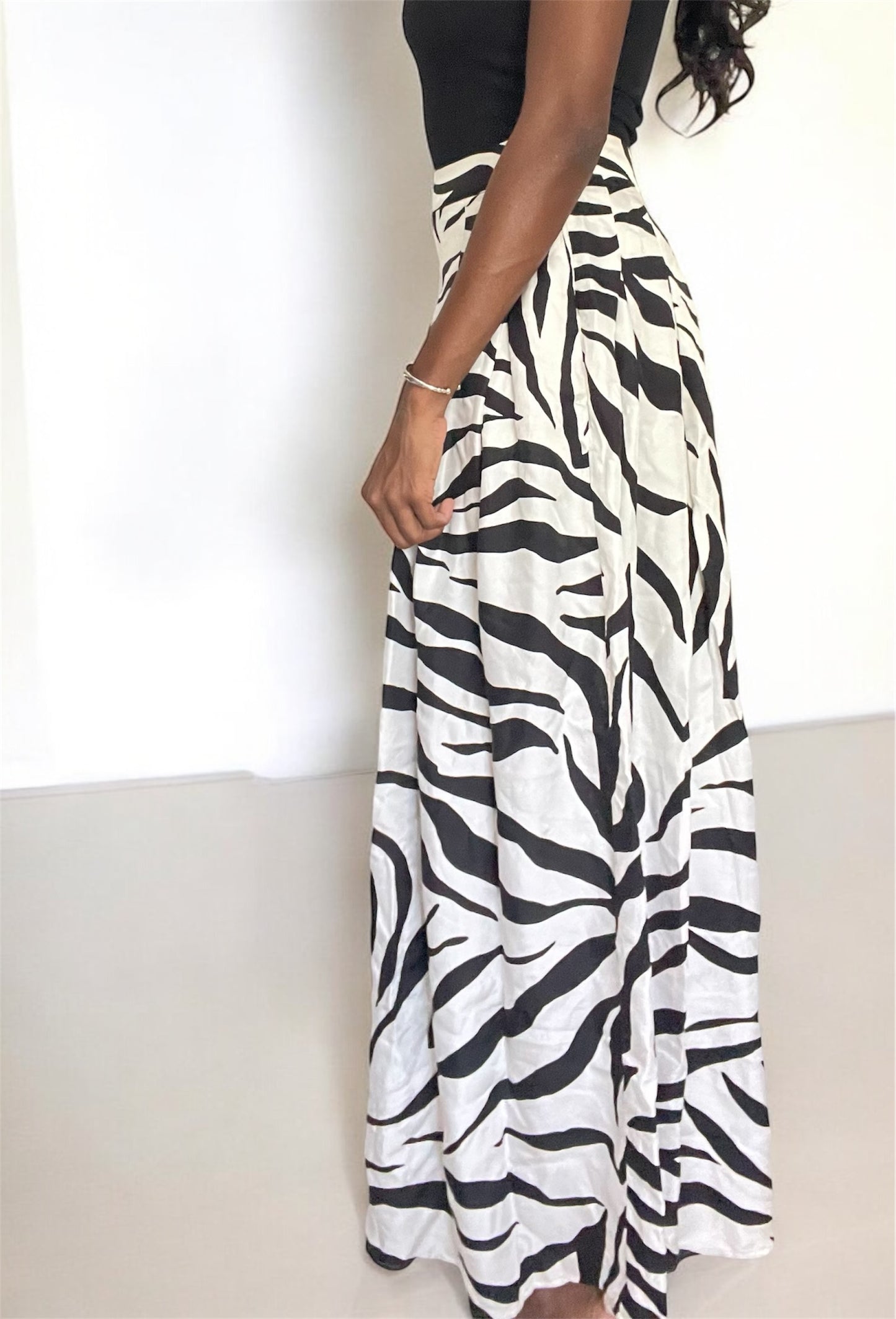 Preowned - OSCAR DE LA RENTA - Zebra Palazzo Pants